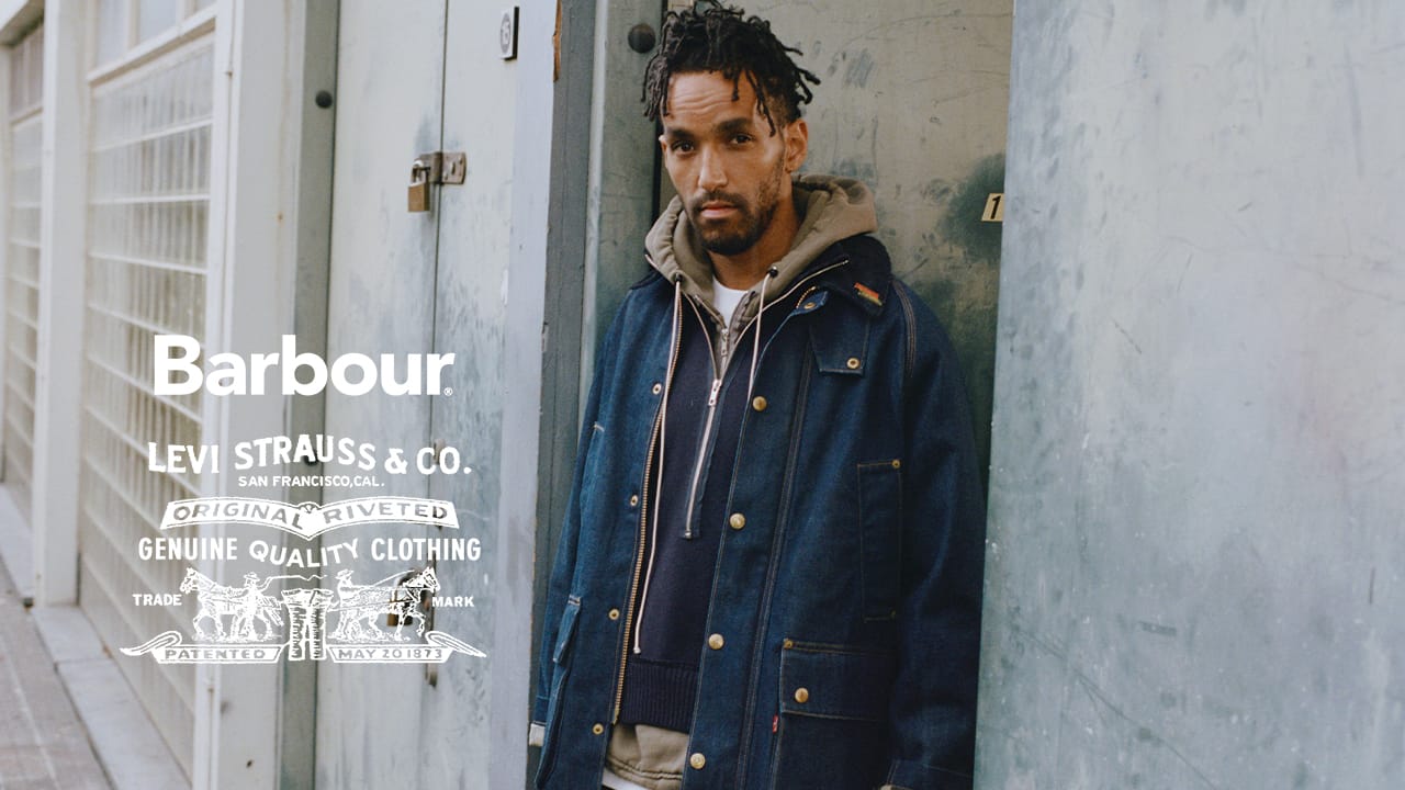 バブアーとリーバイスによるコラボレーションアイテムがローンチ