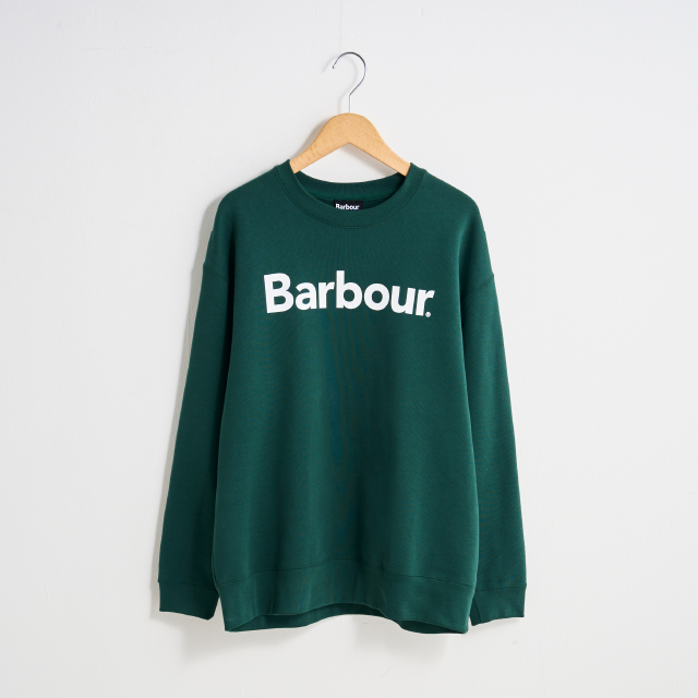 Barbour/バブアー] ブランドロゴ クルーネックスウェット