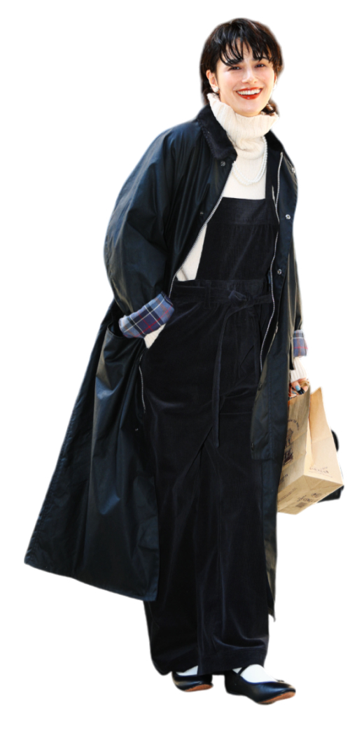 Burghley Wax cotton long coat イメージ画像02