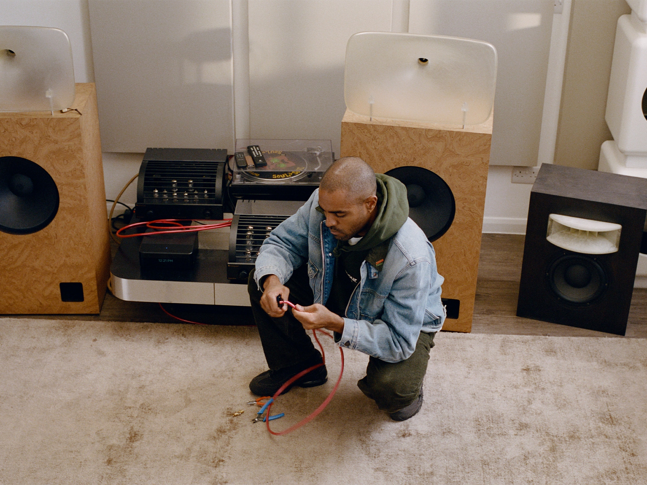 Levi’s® Type2 Denim JacketとLevi’s® 578 Pleatedの着用例