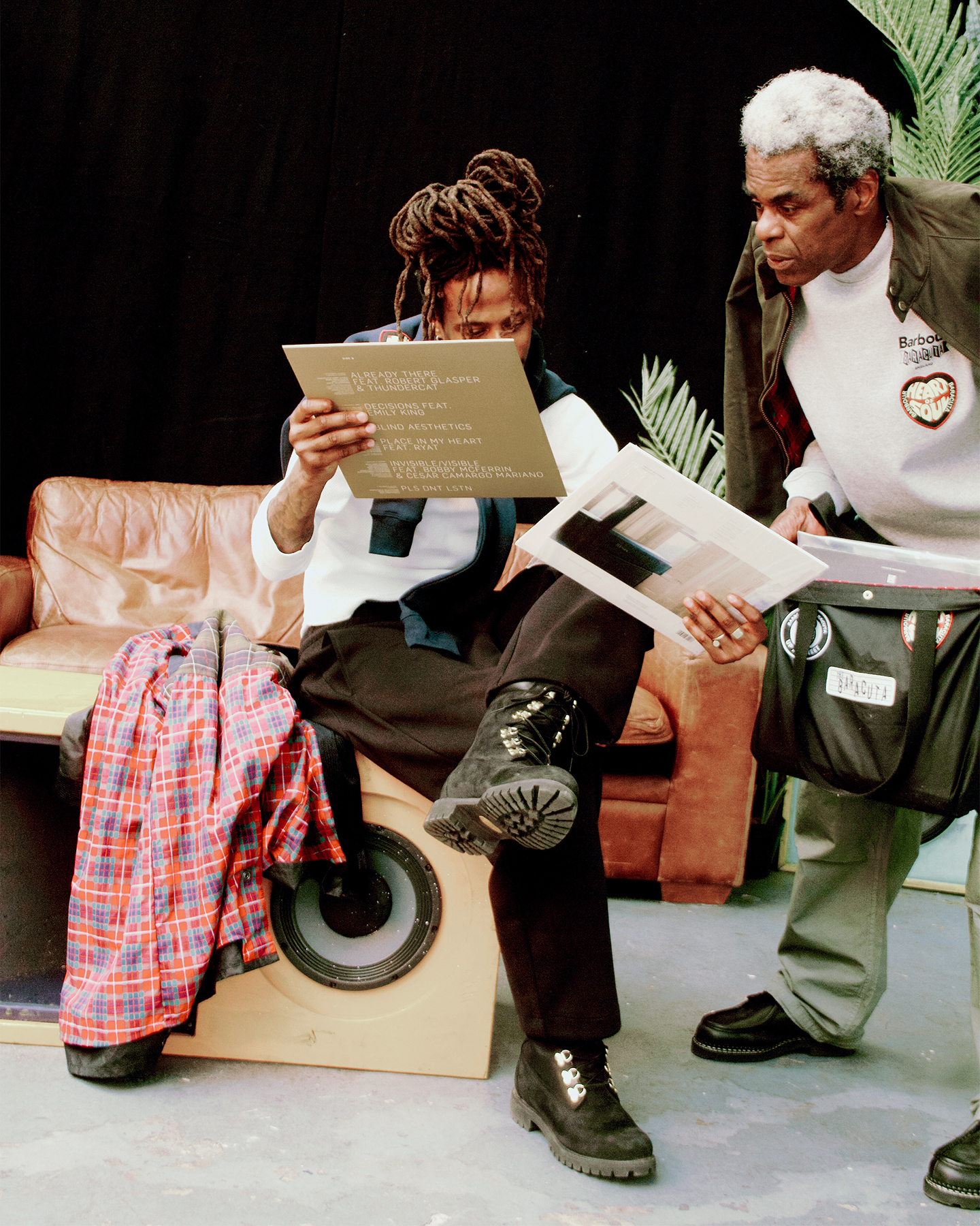 Baracuta Porton Wax Jacketを着用した男性