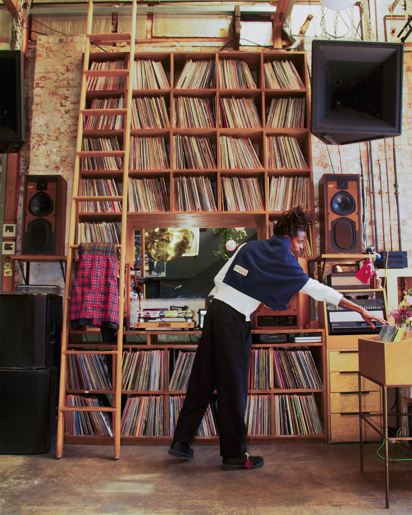 Baracuta Porton Wax Jacketを着用した男性