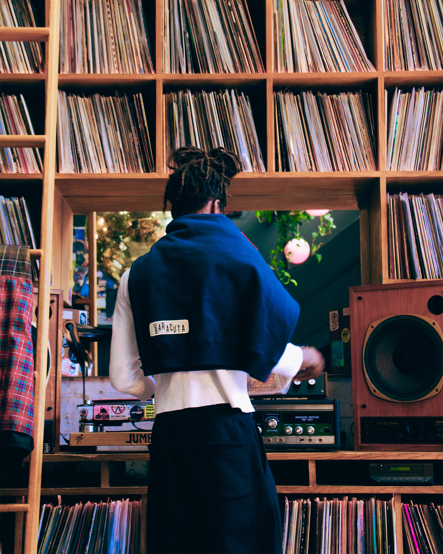 Baracuta Porton Wax Jacketを着用した男性