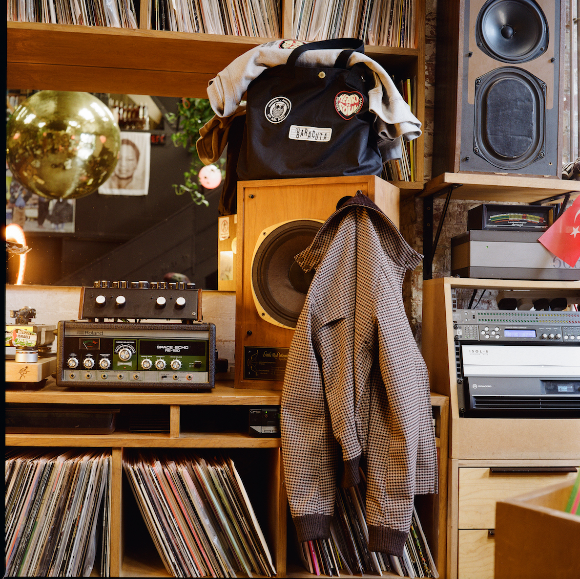 Baracuta Porton Houndtooth & Baracuta Northern Crewneck & Baracuta Wax Tote Bagの画像