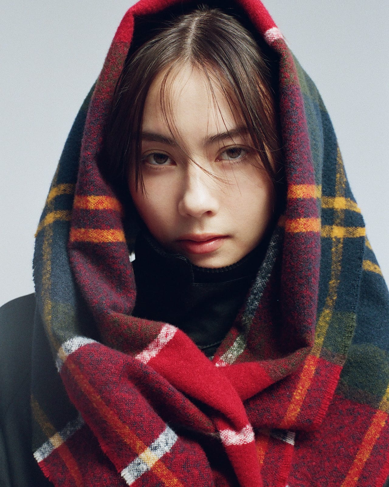 バブアーのマフラー