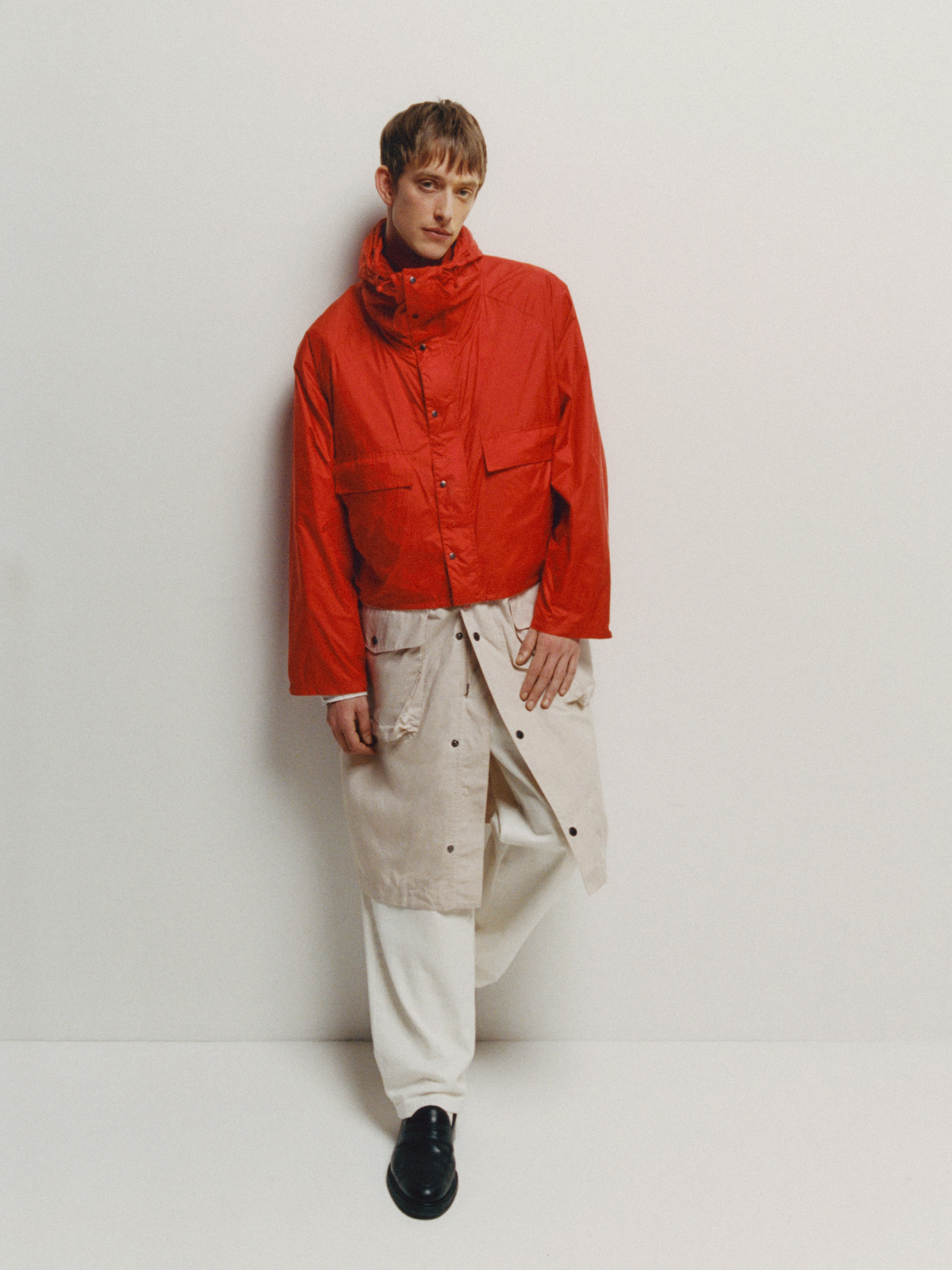 Barbour x Kaptain Sunshine - Endurance Casual Jacketを着用した男性