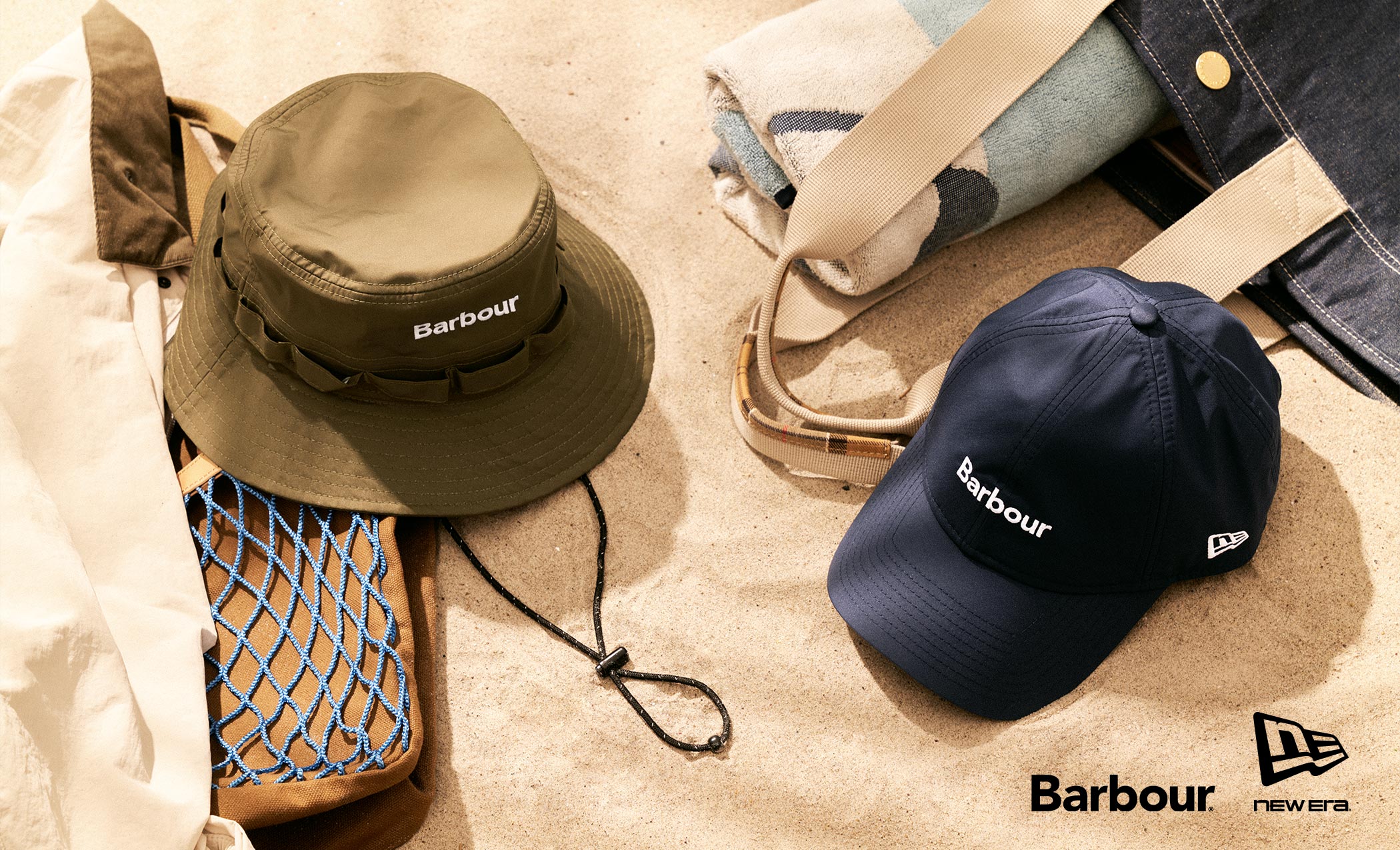 Barbour × NEW ERA 実用性とデザインが交差する初コラボレーション