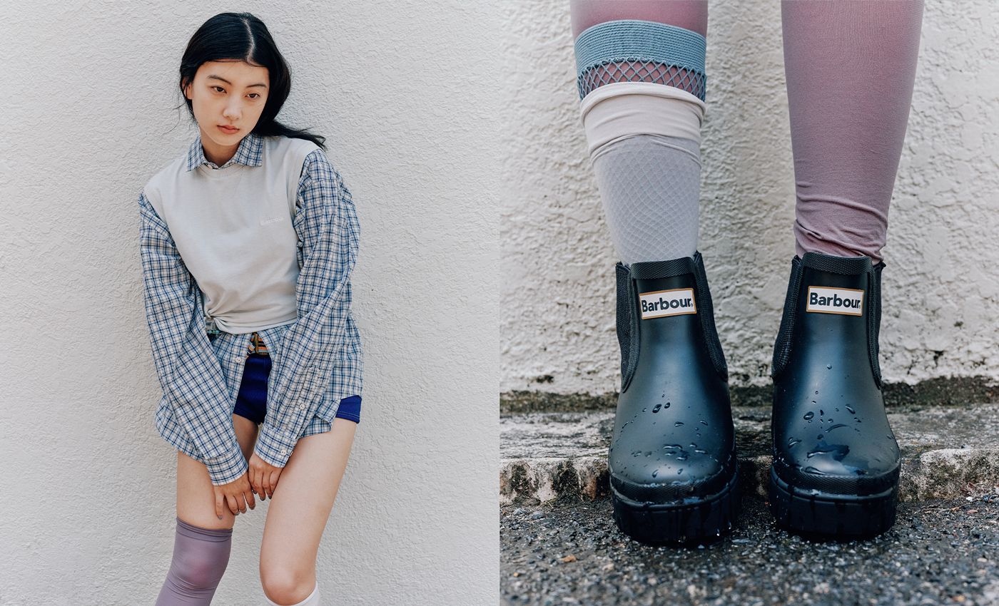 雨の日が待ち遠しくなる、Barbour のレインブーツ。