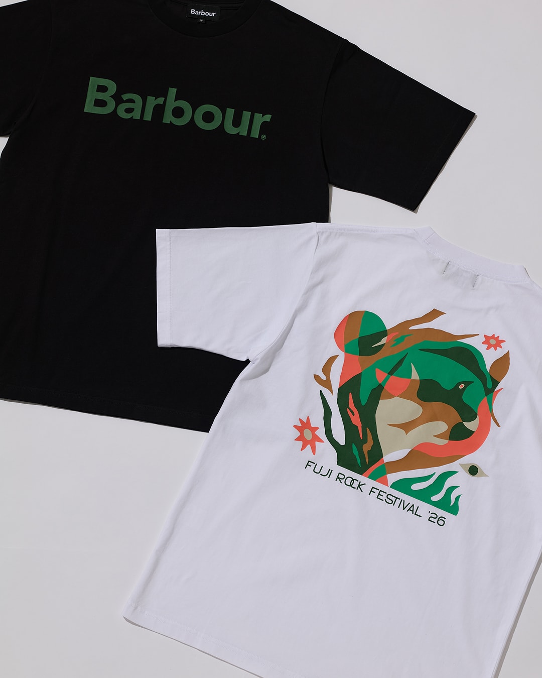 Barbour × FUJI ROCK T-Shirt