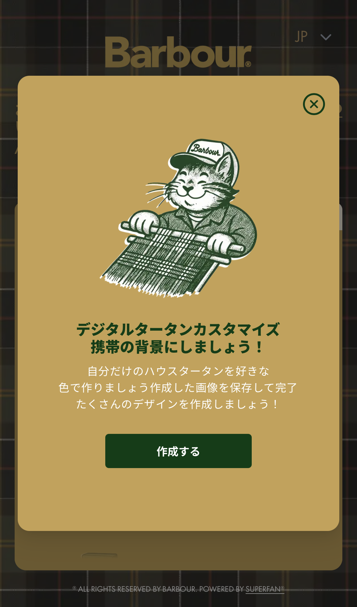 オリジナルタータンカスタマイズ 01