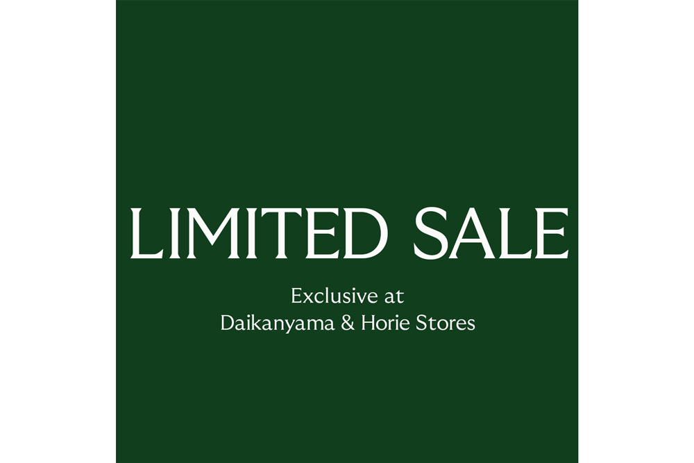 代官山店、堀江店限定でリミテッドセールがスタート！