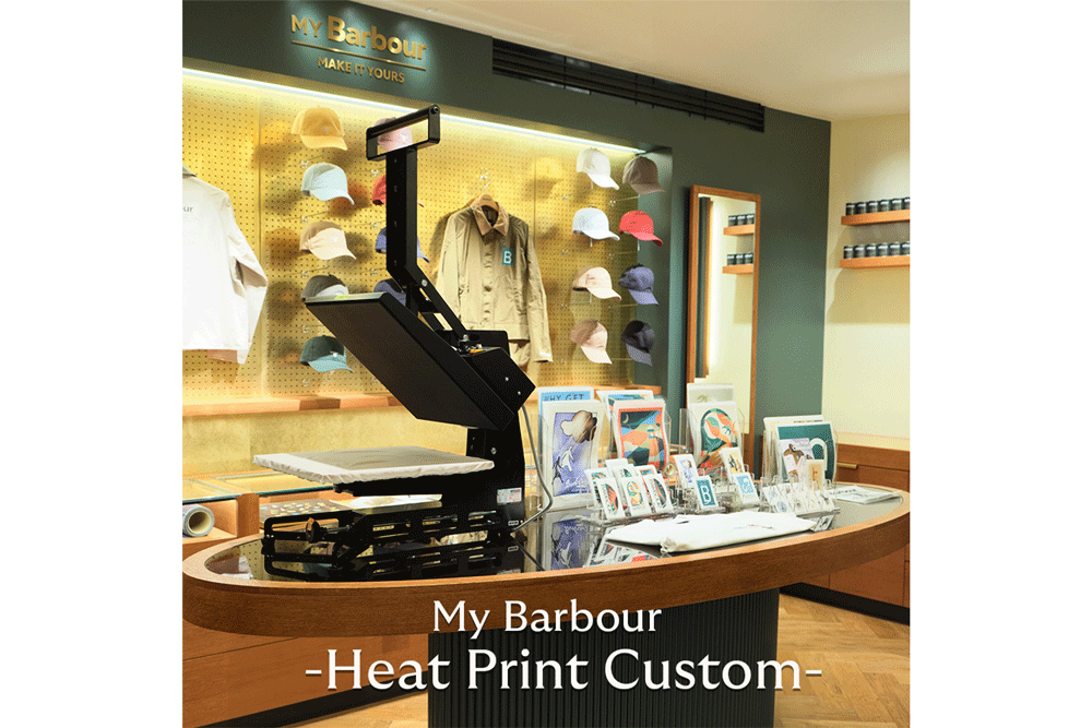 My Barbour -Heat Print Custom-	