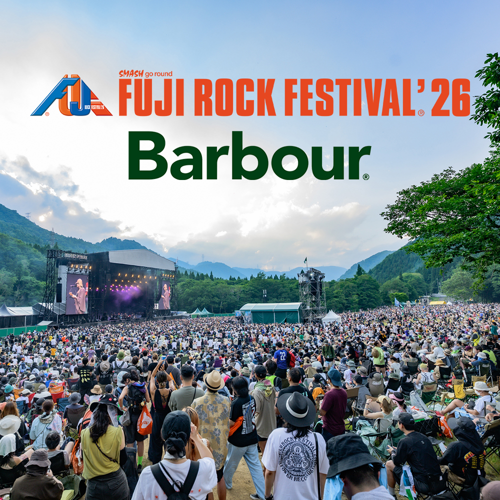 FUJI ROCK FESTIVAL’ 26に初出展！