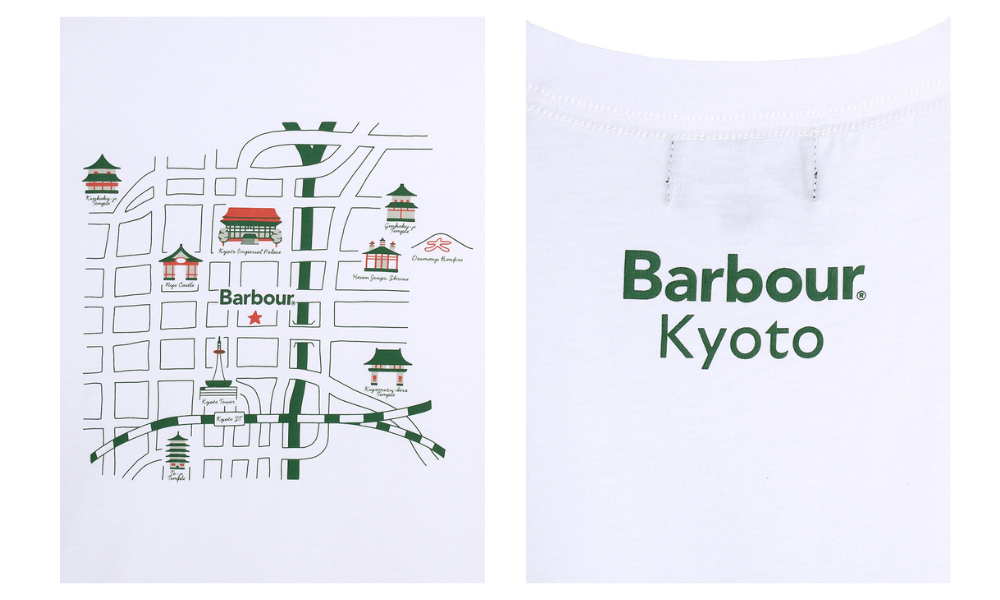 大丸京都店限定Map Tシャツ