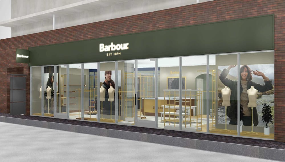 Barbour 堀江店の外観