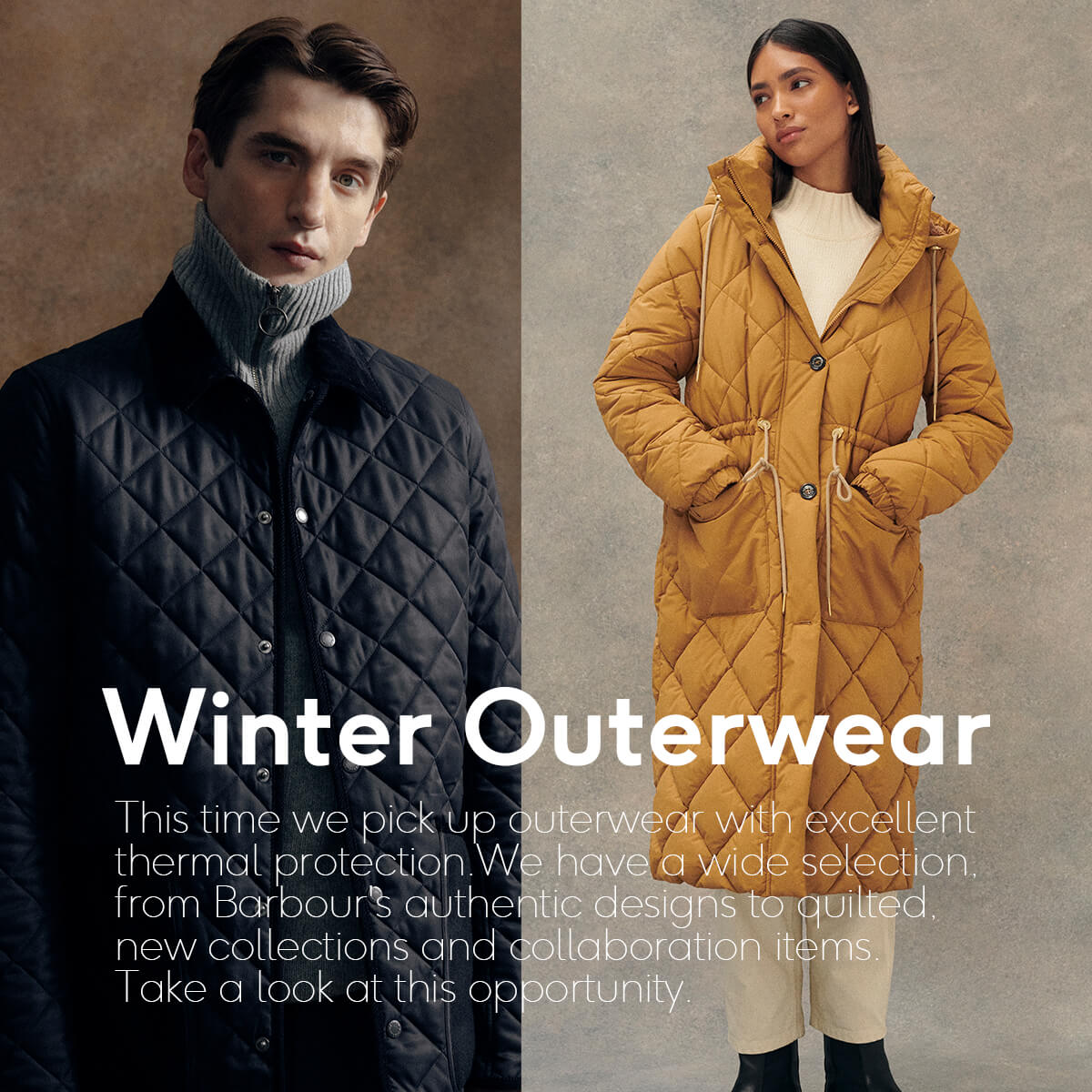 Barbourの防寒アウターをご紹介