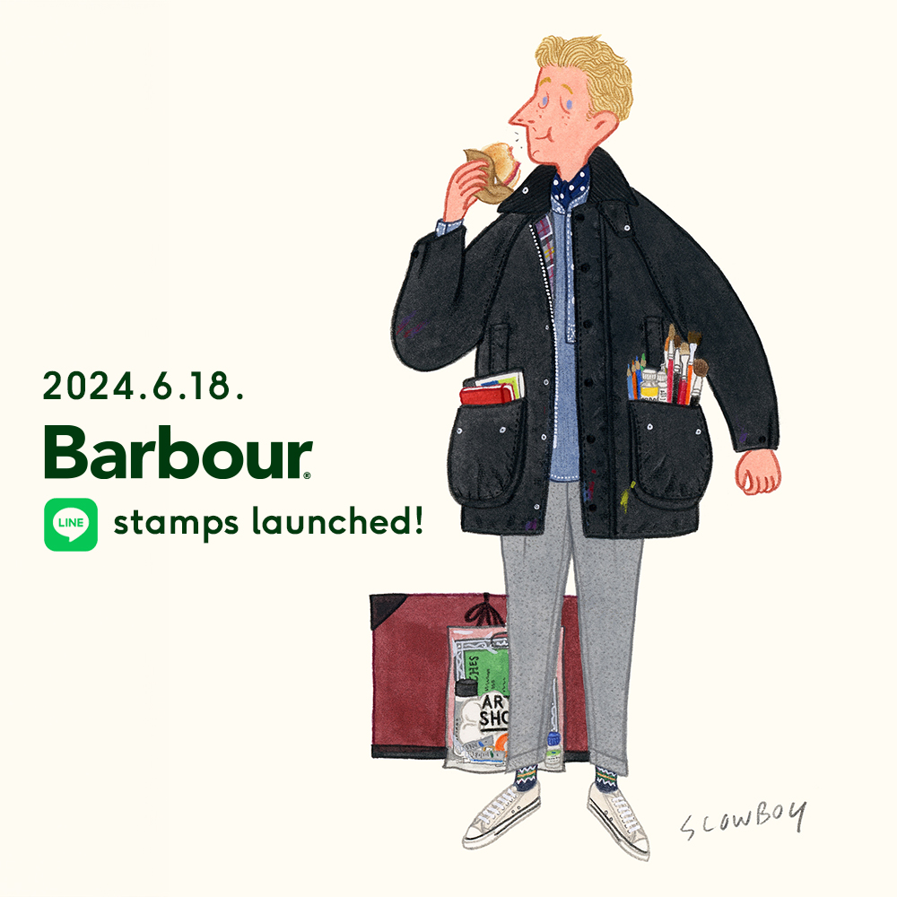 MR.SLOWBOY デザインのLINE スタンプリリース決定