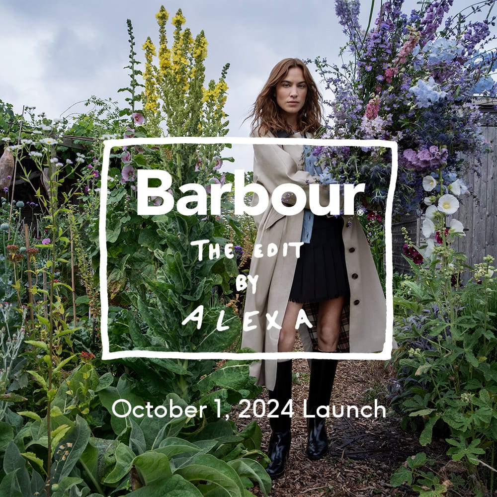 Barbour THE EDIT BY ALEXA October 1, 2024 Launch