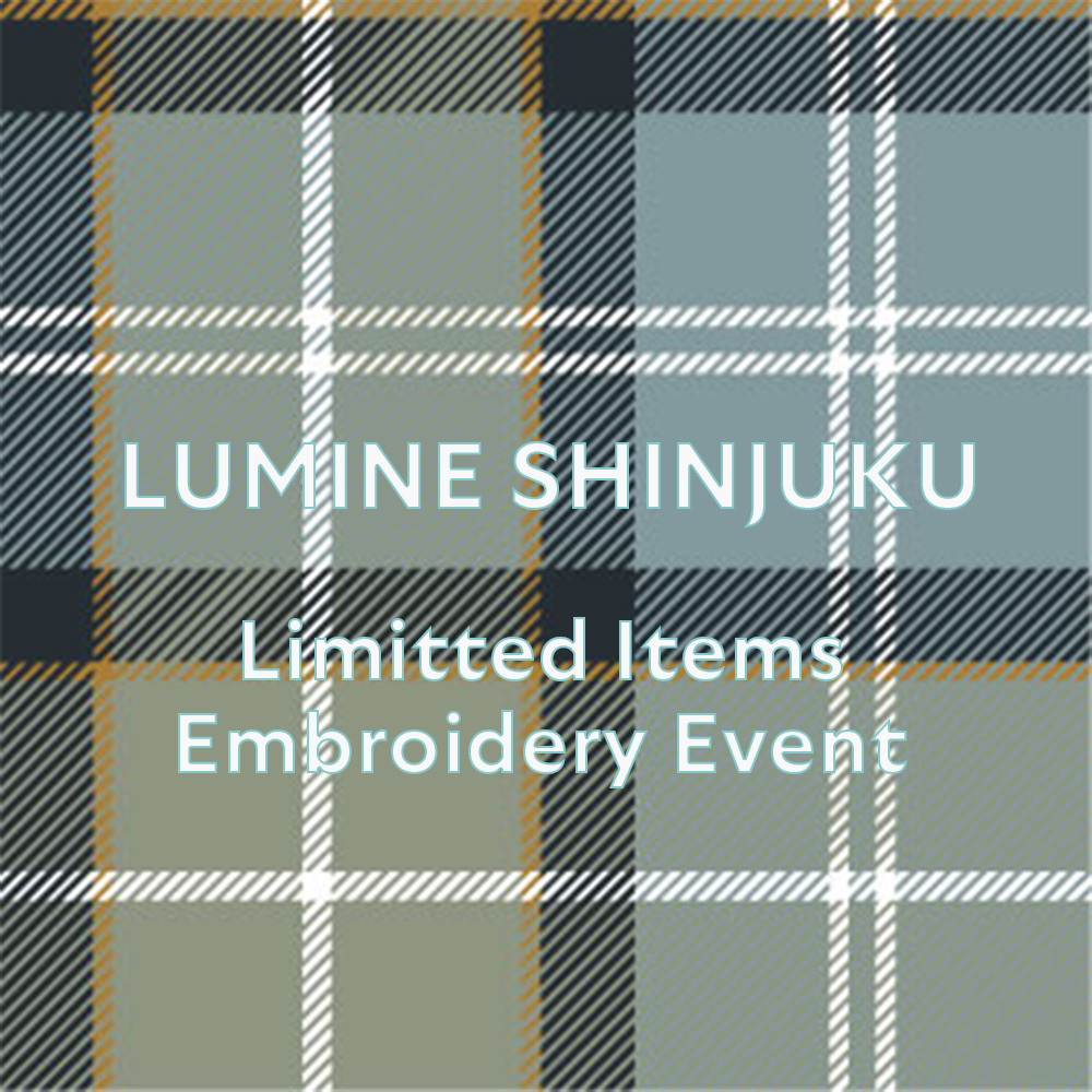 ルミネ新宿店で限定商品発売＆刺繍イベントを開催！