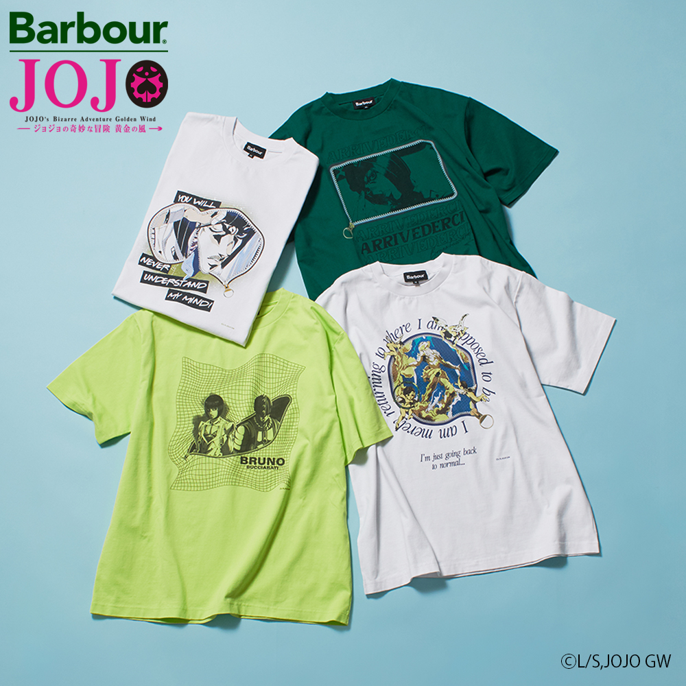 アニメ『ジョジョの奇妙な冒険 黄金の風』グラフィックTシャツ 先行受注スタート！