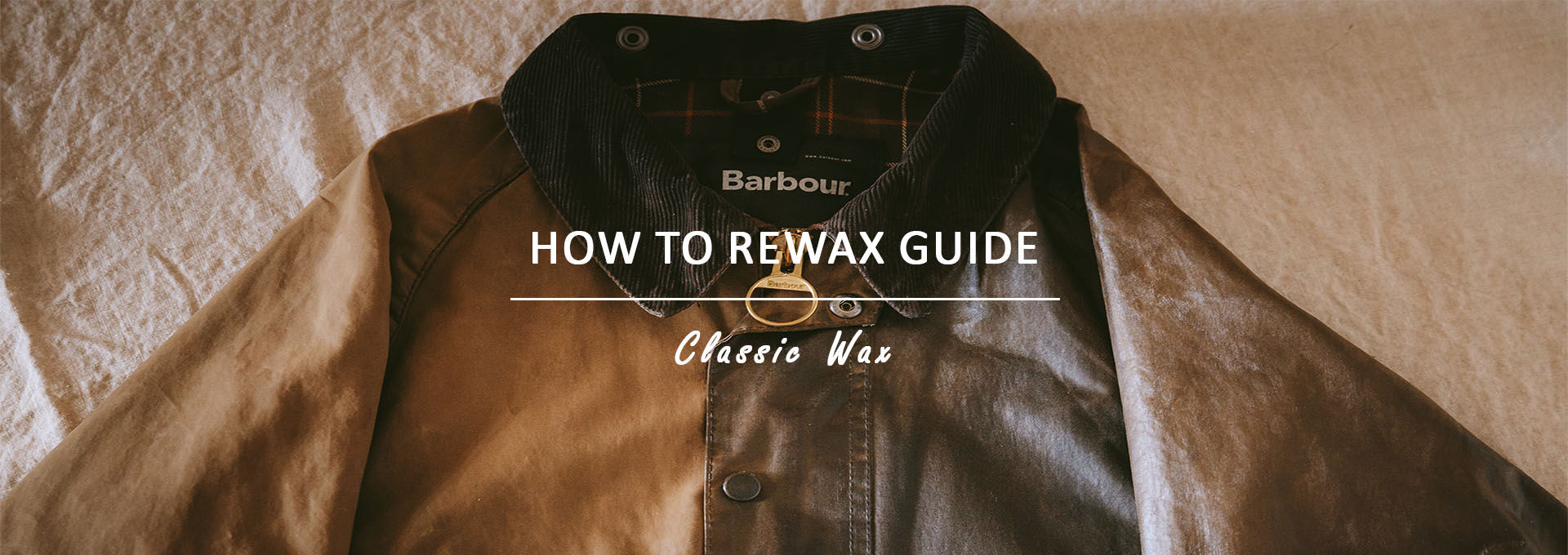 Re-wax your Barbour Jacket